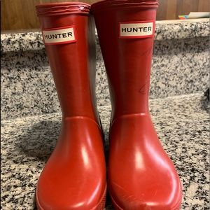 Hunter toddler rain boots size 9